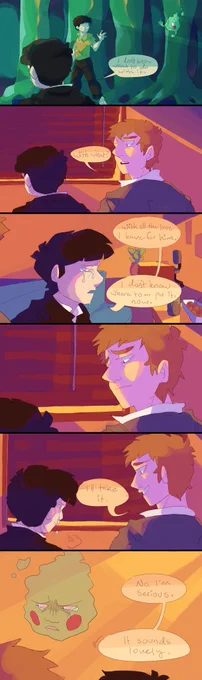 "it's gotta go somewhere."
.
.
.
quote is from fleabag. i love to suffer #Mobtober #mobtober2020 @Mobtober2020 #mobpsycho100 (also this is platonic in every way shape n form and if you try to get creepy abt it i'll fucking lose my cool) 