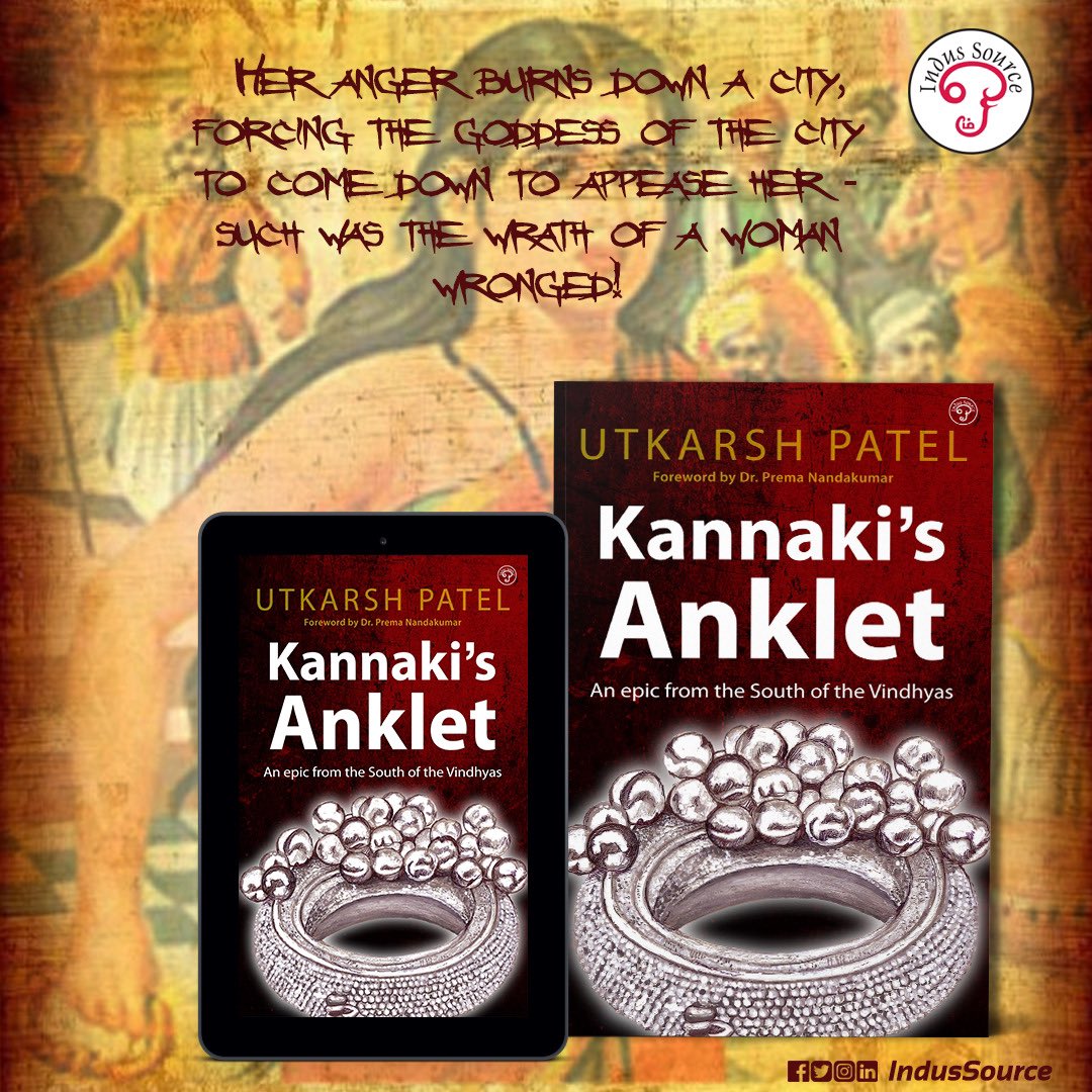 Kannaki’s Anklet is a near-adaptation of the Shilappadikaram, a masterpiece of the Sangam literature that showcased Tamil life and culture in its full splendour.

Buy it now from :
indussource.com/product/kannak…

#nonfictionbooks #currentlyreading #booksofthemonth #bestseller #bookshelf