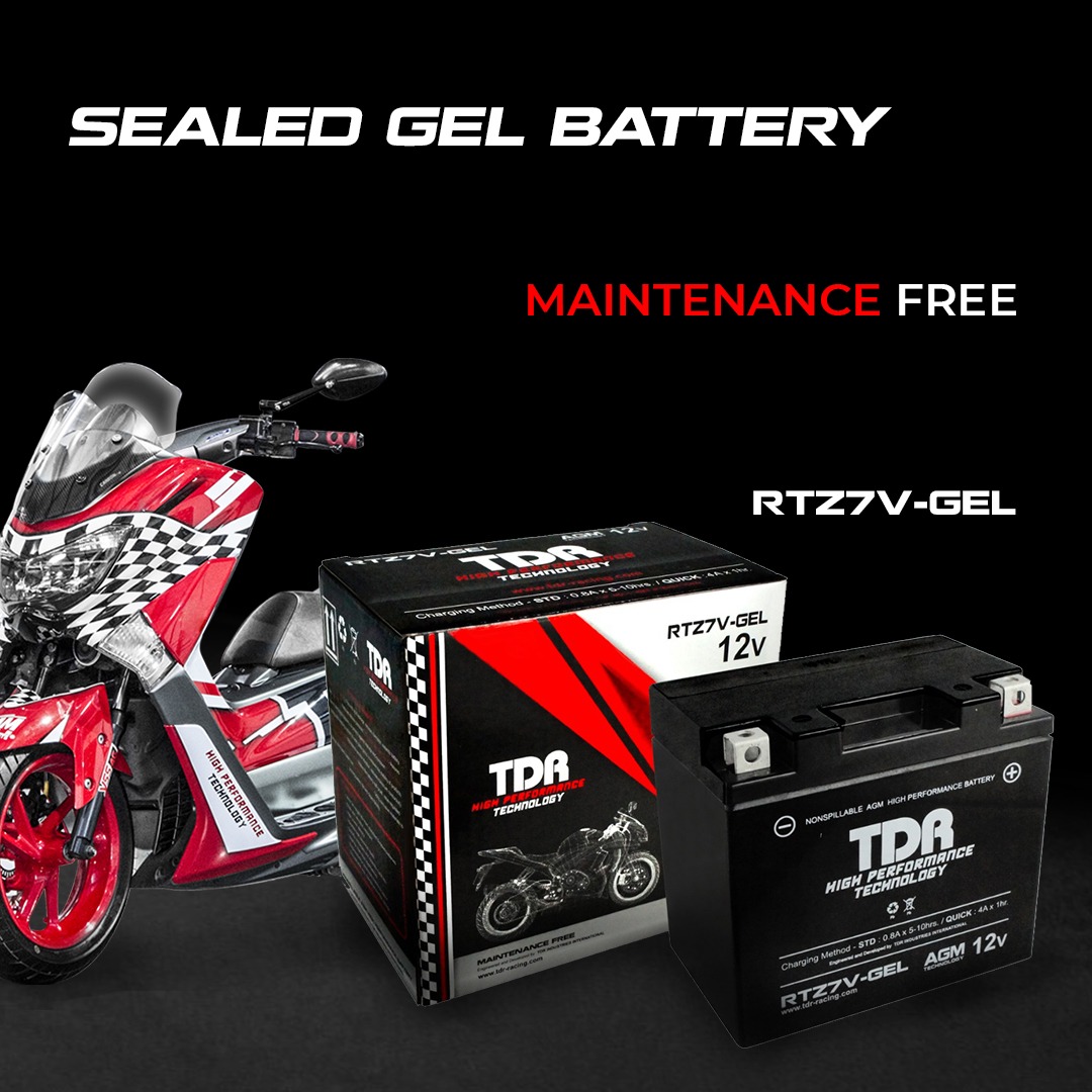 TDR Battery GEL &amp; ACID designed with AGM Technology provides stable and long lasting electrical solutions for your motorcycle. Supports for touring and daily activity. Order online at <a href="/oneteamstore/">One Team Store</a>
Gel Battery : bit.ly/TDRbatteryGEL
Acid Battery : bit.ly/TDRbatteryAcid