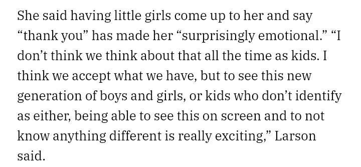 Brie talking about having more diverse stories in mainstream media, why representation matters and