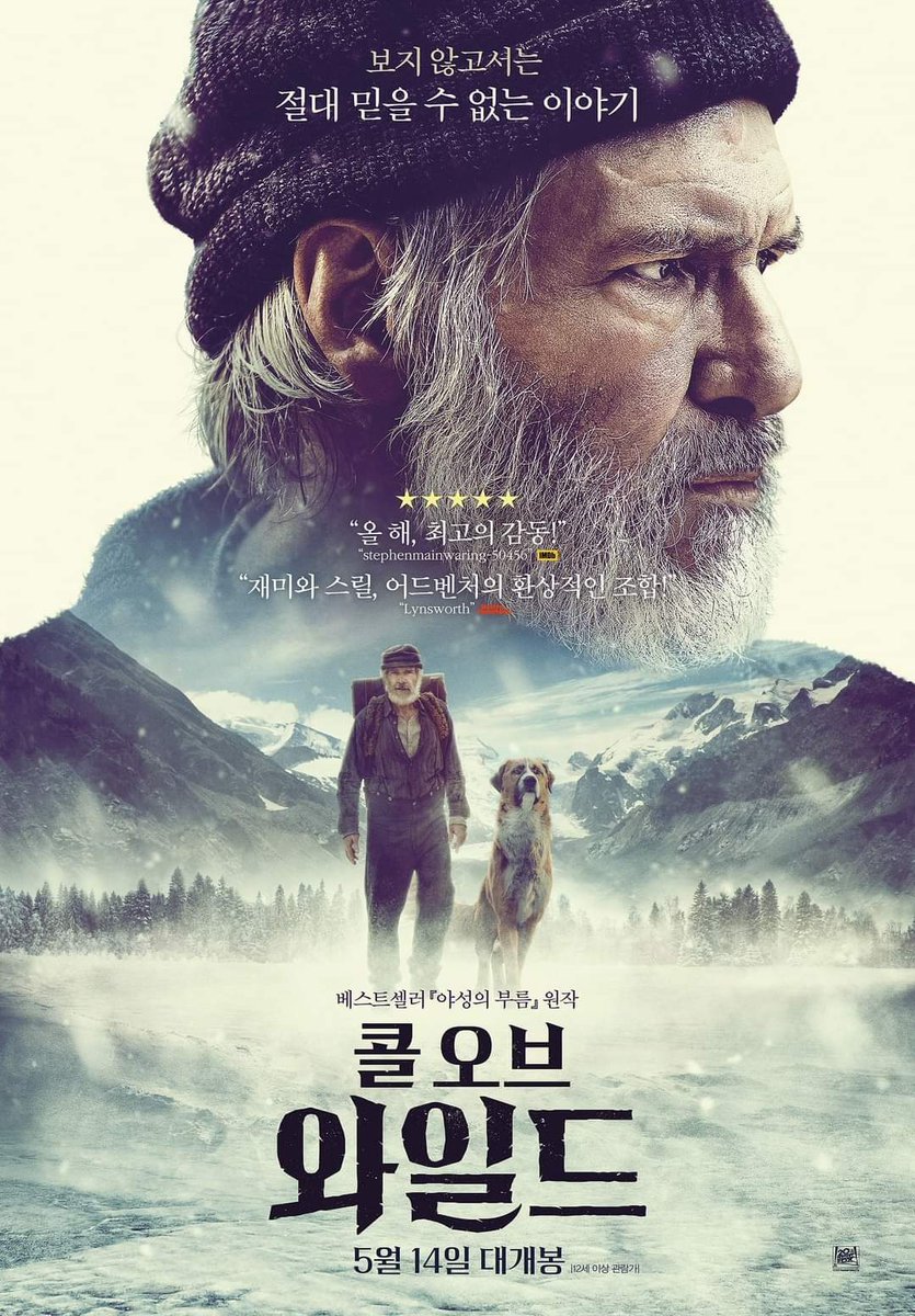 20세기 미국 대표 작가 잭 런던(1876~1916) 원작 영화 계보 잇는다! <콜 오브 와일드><늑대 개><늑대 개 화이트 팽> 📌소설 [마틴 에덴] 출간 110주년에...