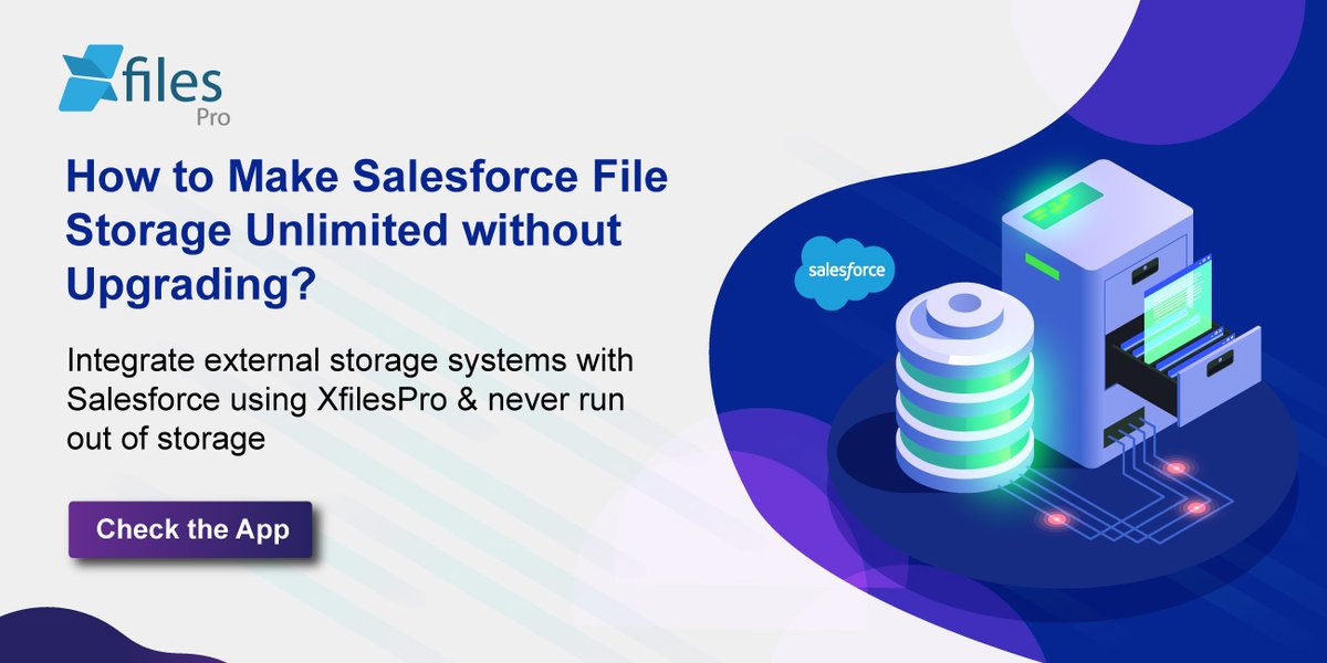 xfiles_pro's tweet photo. If you're rapidly exhausting your #Salesforce #filesstorage, then implementing #XfilesPro to collaborate with different external storage systems can help in optimizing the Salesforce Org without upgrading it. Try the app today!
https://t.co/rOTxZlKeOk
#FileManagement https://t.co/rjxZnwu2qj