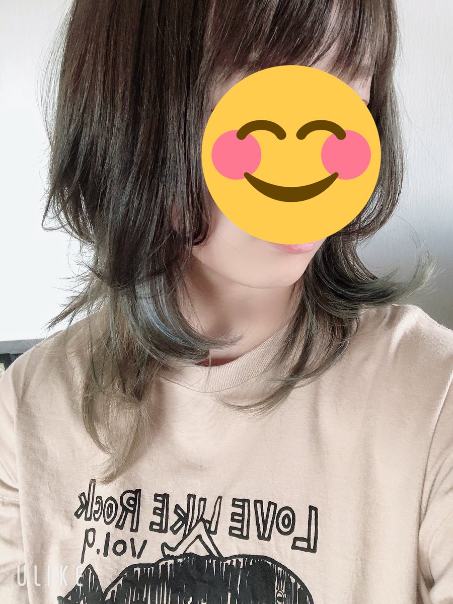 ちゃんまな ボブウルフ インナーカラーでグレー系入れてもらって 全体的にくすみカラーしてもらった ちゃんまな ボブウルフ インナーカラーでグレー系入れてもらって 全体的にくすみカラーしてもらった