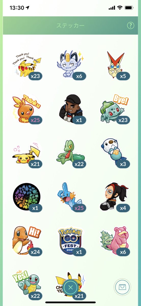 ポケモンステッカー