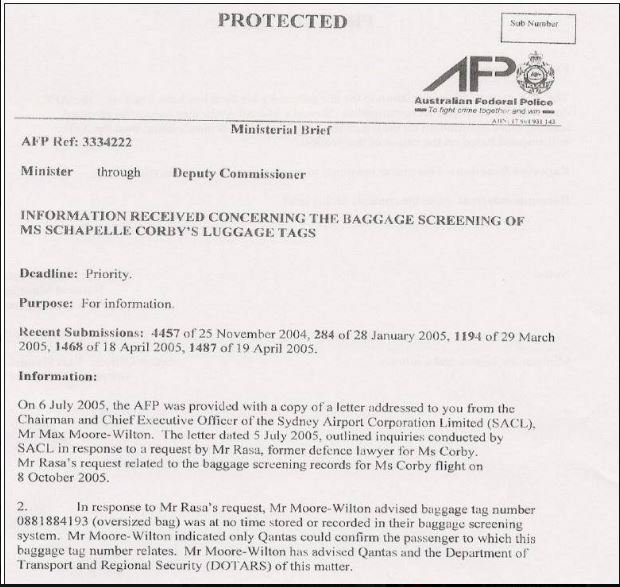 truthoverlies13's tweet image. U replied to my comment with one of the documents published and the link to the 1000s more. Get off your lazy ass and read them instead of pushing your bullshit propaganda. Y did they hide the fact that Schapelle's BB bag was the only bag not recorded in Sydney airport system?