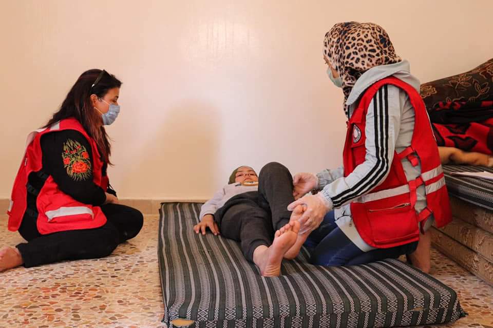 the @SYRedCrescent in #Aleppo launched the mobile #physical rehabilitation project which is planned to cover the northern countryside.
This project, aims to improve health status of people with long-term disabilities and help them become self-reliant
@PunainenRisti https://t.co/f0ZwIEcBly