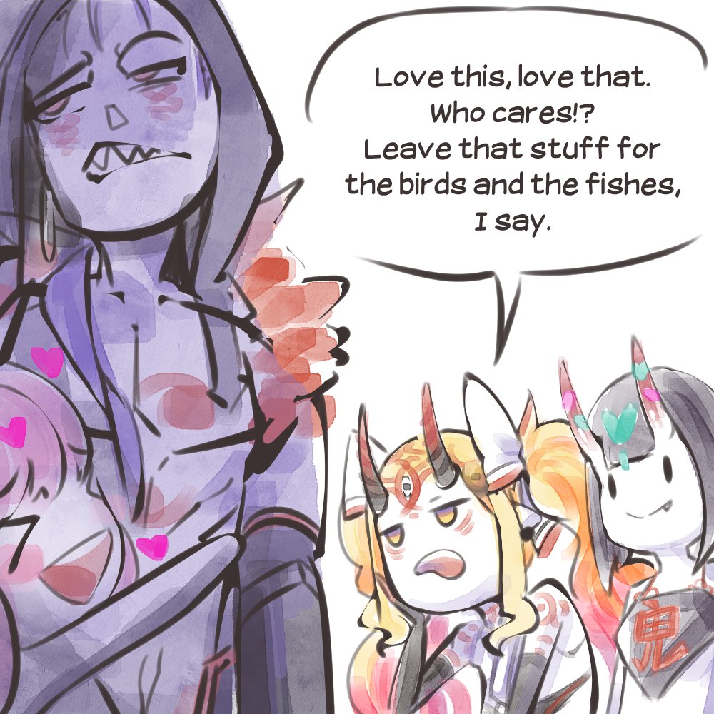 Fgo Fgoctober Day 20 恋 Love 日本語バージョンもコメントの Hwenda Anyc Table E16 の漫画