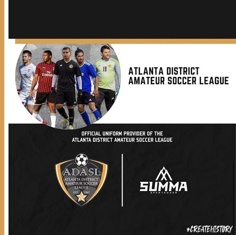 summa_us's tweet photo. Summa 🤝 ADASL

Summa Sportswear are proud sponsors of the @adasl_soccer 

#summa #adasl #georgiarevolution #buckheadsc #terminus #amatuersoccer https://t.co/xSJsPVrj3N