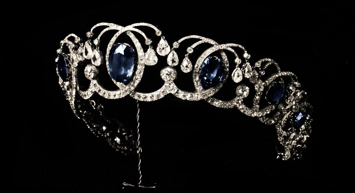 The Sapphire Wave tiara, also missing since the Revolution, the Russians may have re-created it, not sure.