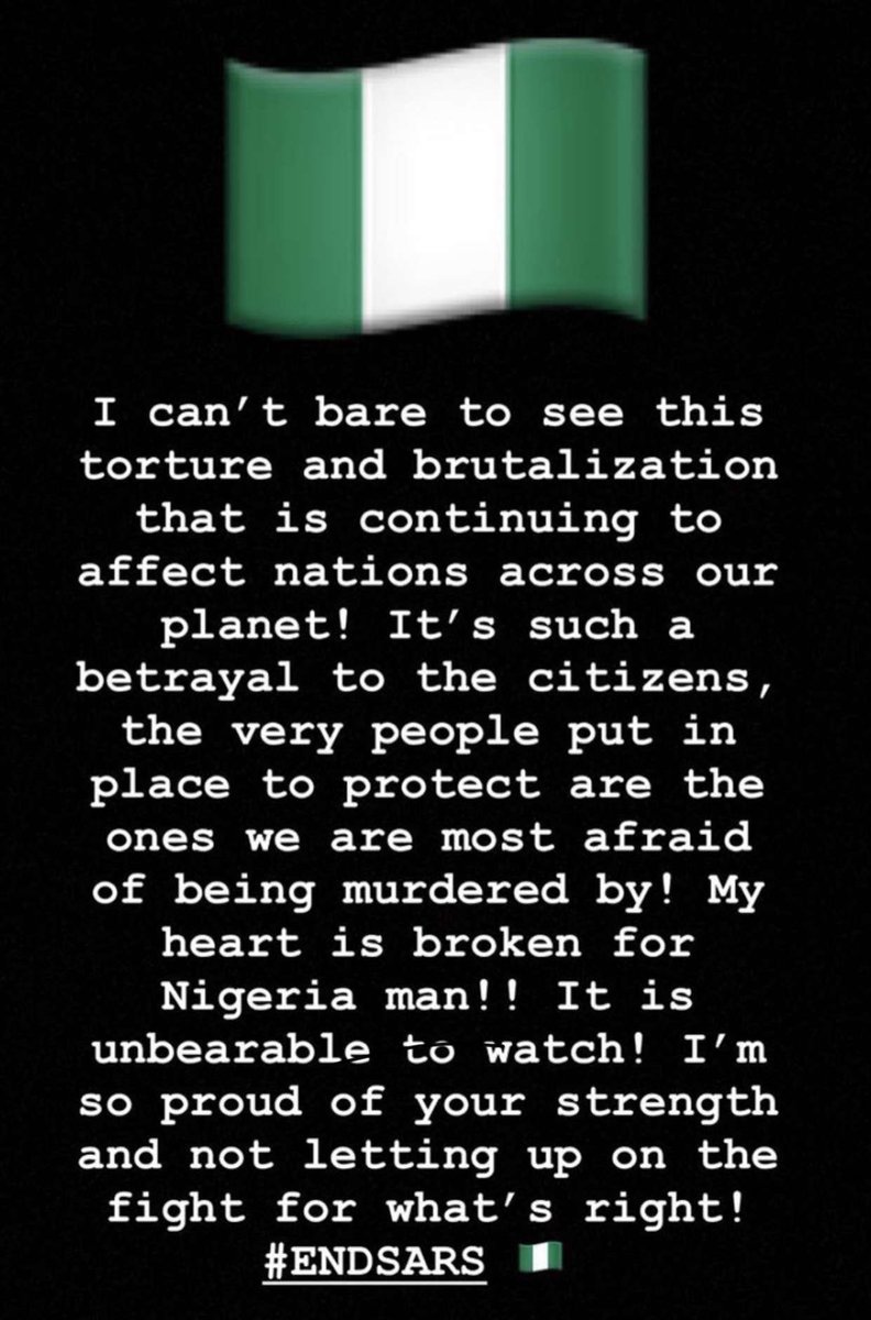 SosaKartell's tweet image. Repost Repost Repost‼️‼️. I send my prayers out to Nigeria in such a terrible time, God bring this to an end🙏🏾🙏🏾 #EndSARS #EndPoliceBrutalityinNigeraNOW  #EndBadGoveranceInNigeria