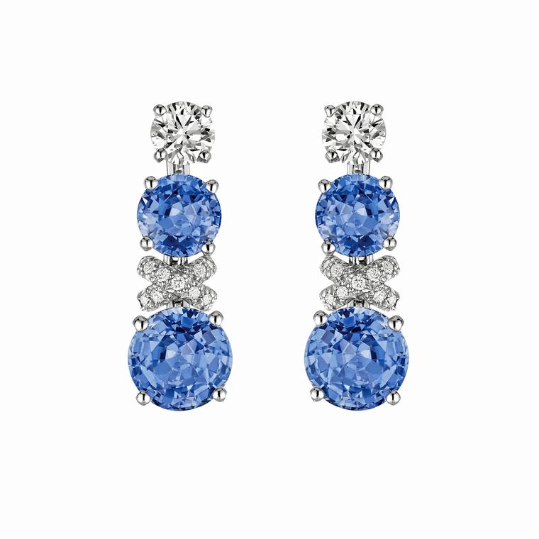A small suite from Chaumet. Very classic. Sapphires.
