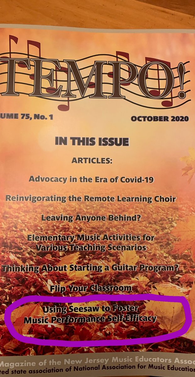 Surprise! I got published! <a href="/NJMEA/">New Jersey Music Educators Association</a> #musiced #musiceducation #seesaw content.yudu.com/libraryHtml/A4…