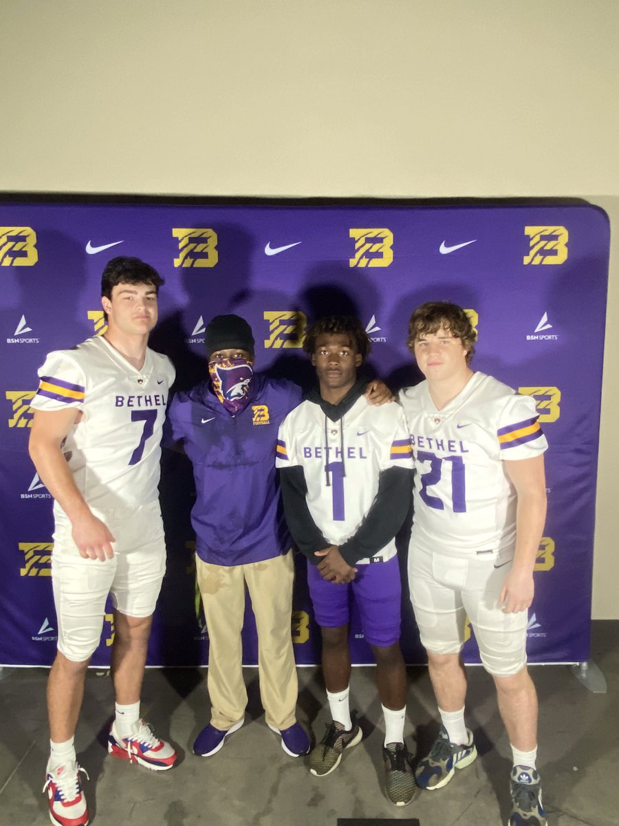 Great visit at Bethel yesterday! Thanks for having us. <a href="/CoachJBrown11/">Justin Brown, MAT</a> <a href="/BU_FootballTN/">Bethel University Football (TN)</a> <a href="/CSmithScout/">Chris Smith</a> <a href="/CoachP_JC/">Coach Palmer</a>
