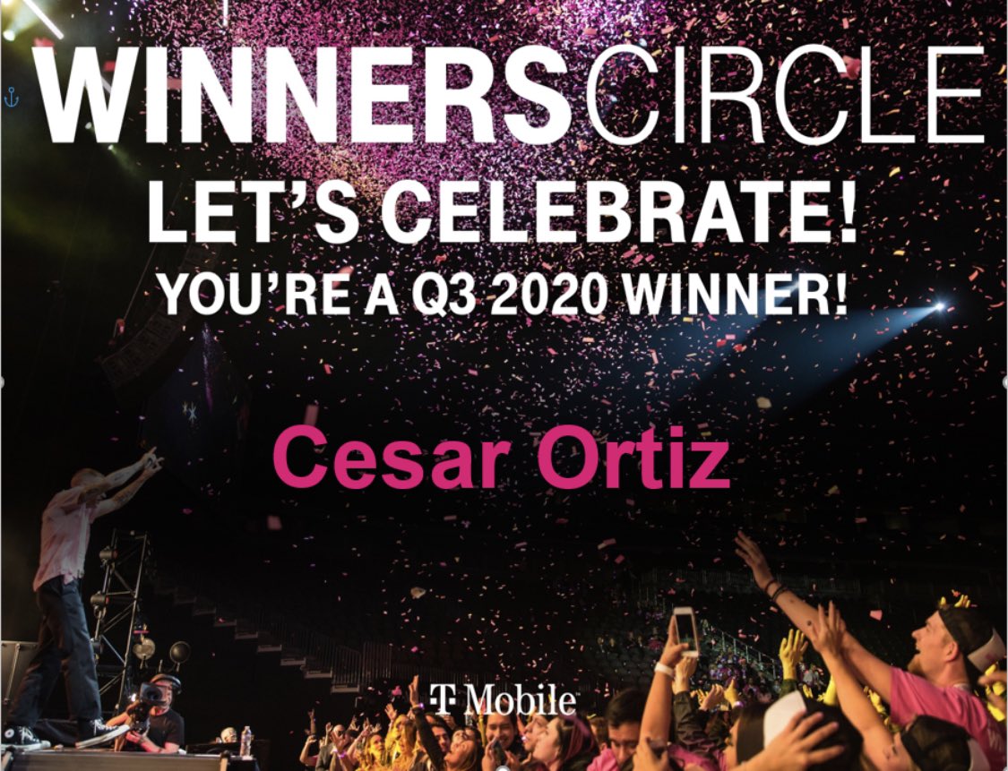 Please help congratulate @ceesfitness on his Q3 Winner’s Circle achievement! It’s been a pleasure to watch Cesar grow during 2020!