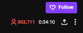 lol AOC already has one of the biggest streams of all time for an individual