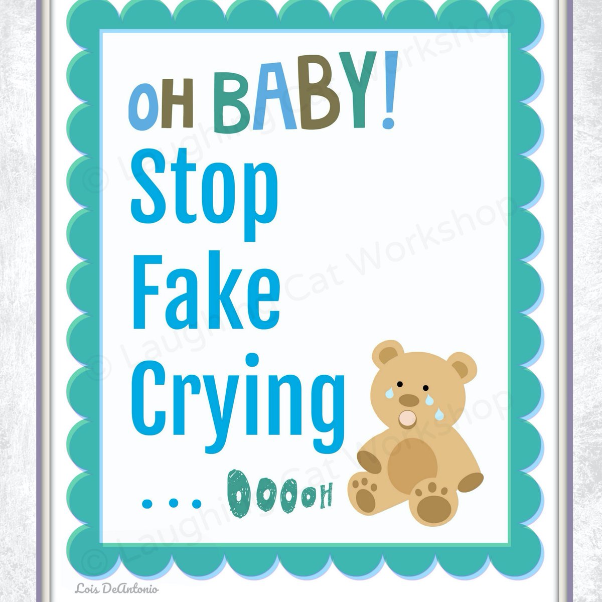 Oh baby, stop fake crying ... #cry #crying #baby #babies #nursery #toddler #newmom #preggo #expecting #babybump #babybelly #tantrum #fake #bear https://t.co/os1lCQLecn https://t.co/KG3Tt86Bss