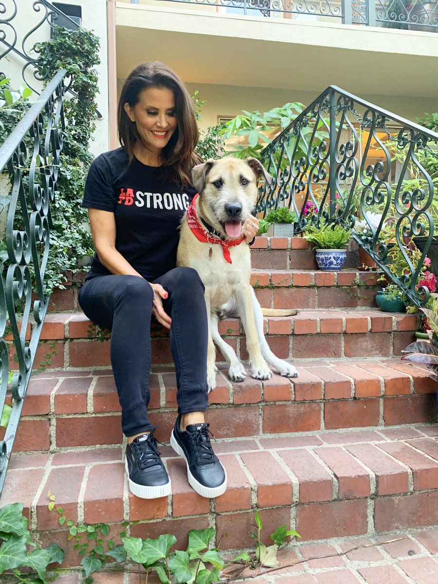 LuParker's tweet photo. Wearing my new @LAFD #lafdstrong t-shirt. Proceeds help the #lafd buy needed equipment. Thx & get yours @LAFDFoundation
My 85lb pup Moose says hi!!! https://t.co/W10iUiRmyV