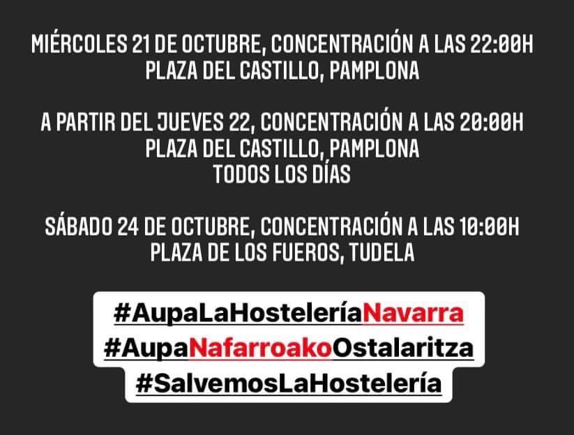lacocinadesilbi's tweet photo. #AupaLaHosteleriaNavarra #AupaNafarroakoOstalaritza #SalvemosLaHostelería #SOShosteleríaNavarra @CEHEhosteleria https://t.co/5JYOPn1o9E