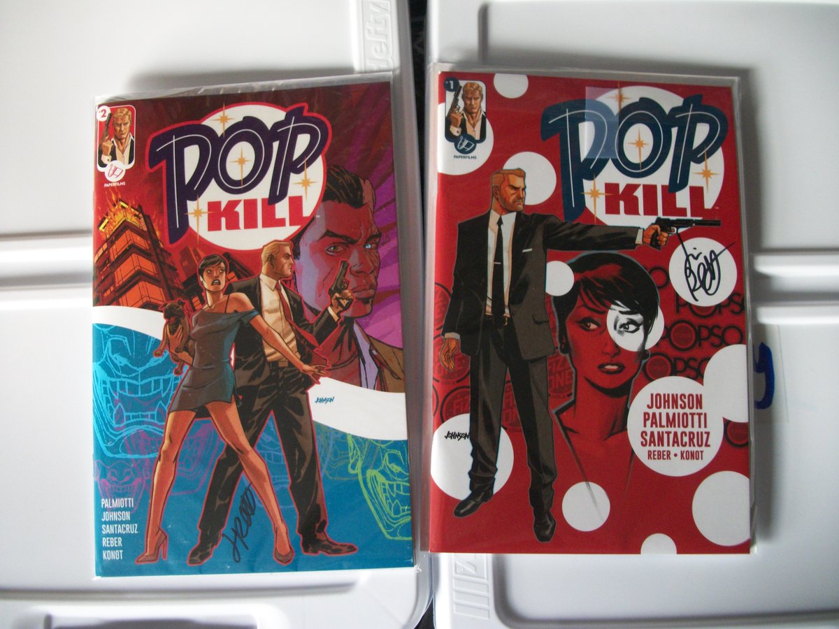 Pop Kill 1&2 from my mail box! @jpalmiotti  @paperfilmIO
