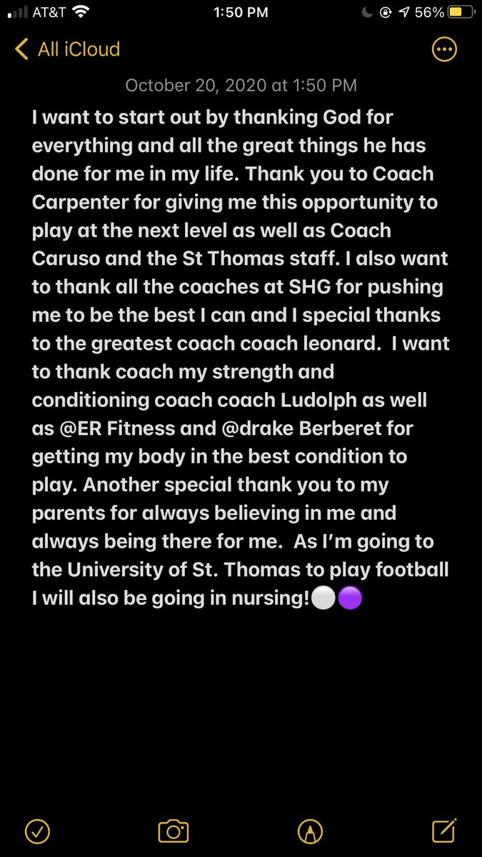 SweetlandAlex5's tweet photo. 110% committed to the University of St Thomas!🟣⚪️ @KenLeon75128371 @Coach_Caruso @CCarp1622 @shgstrength @shgcyclone54 @nexgenscouting  @EDGYTIM https://t.co/v2boetdztd