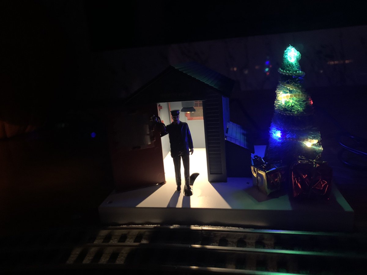OTD_Colonel's tweet image. Bought my grandson a @Lionel_Trains Polar Express and some accessories for Christmas. Testing them out tonight. The box says 8+. He’ll be 7 by then. Close enough? And, uh, they do mean “months” right? Ha! #proudgrandpa #CouldntWait