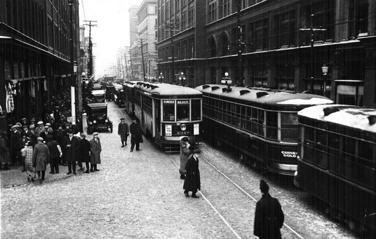 Mr. Witt & his patent holders did very well as a result of this creation, they even received a $50 royalty for every 'Peter Witt' streetcar built.The TTC's Peter Witt streetcars were first put into revenue service in 1921, starting out on Toronto's Broadview route.