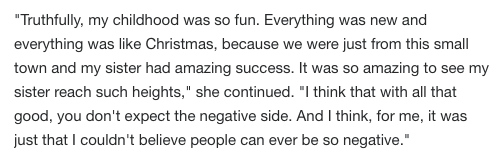 Overall, though, Jamie Lynn speaks fondly of her childhood. "Truthfully, my childhood was so fun ... everything was like Christmas, because we were just from this small town and my sister had amazing success. It was so amazing to see my sister reach such heights"  #FreeBritney