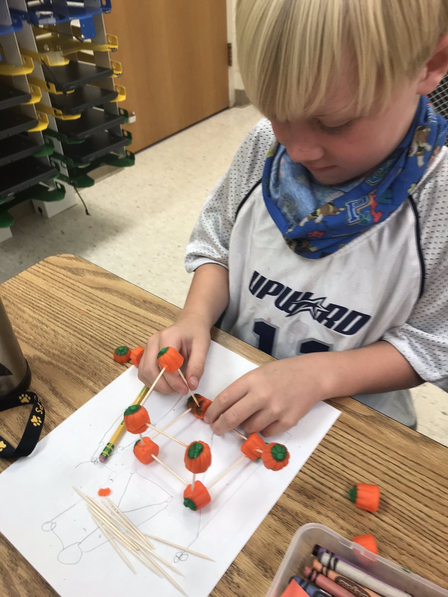 CCPSTigerClass's tweet photo. S.T.E.M Break! We made a plan...then built our tallest pumpkin tower! 🎃 #CCPSbest #iteachK https://t.co/TsxDkX31Wq
