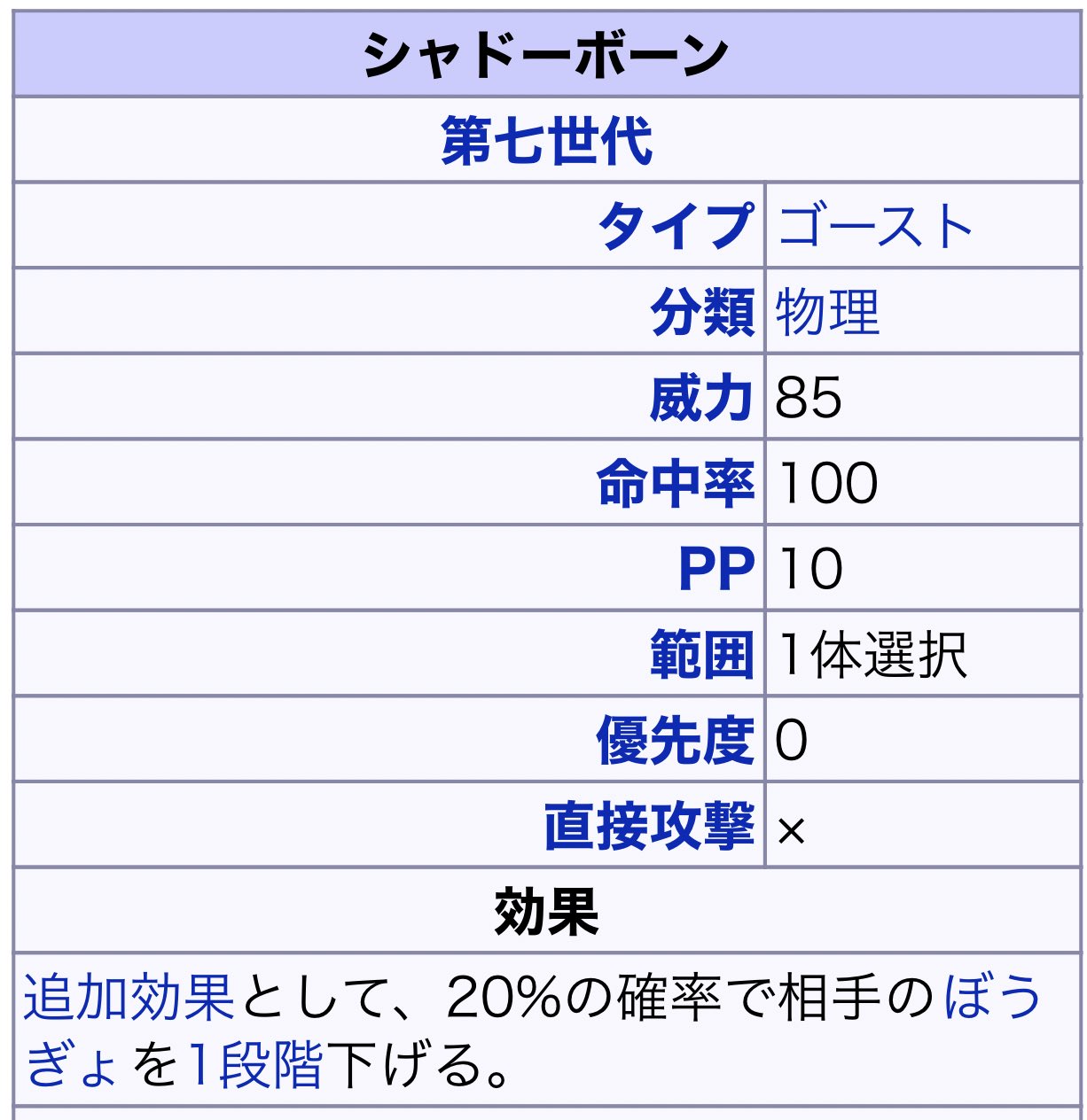 Onepoke シャドーボーンには 防御を下げる デバフ効果もあり T Co 8qfosb5w1y T Co Txoth2qox7 Twitter