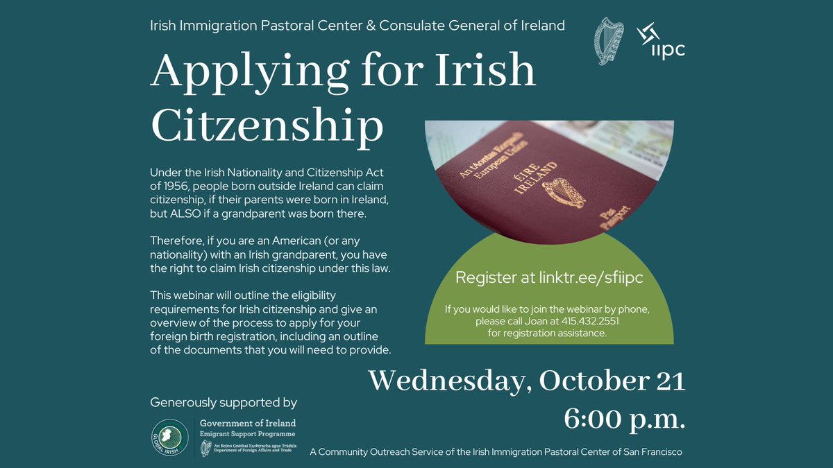 How To Get Irish Citizenship By Descent / Irish Nationality Law