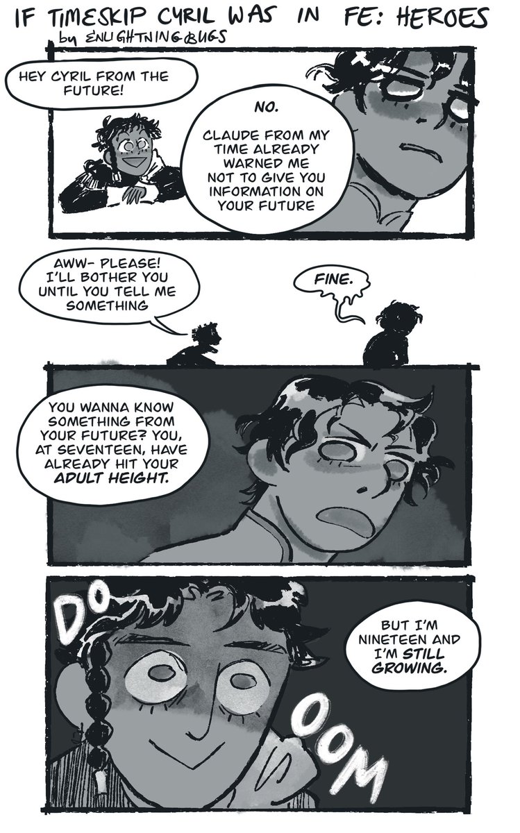 Taking “growth” literally with Cyril and young Claude  #CyrilWeek