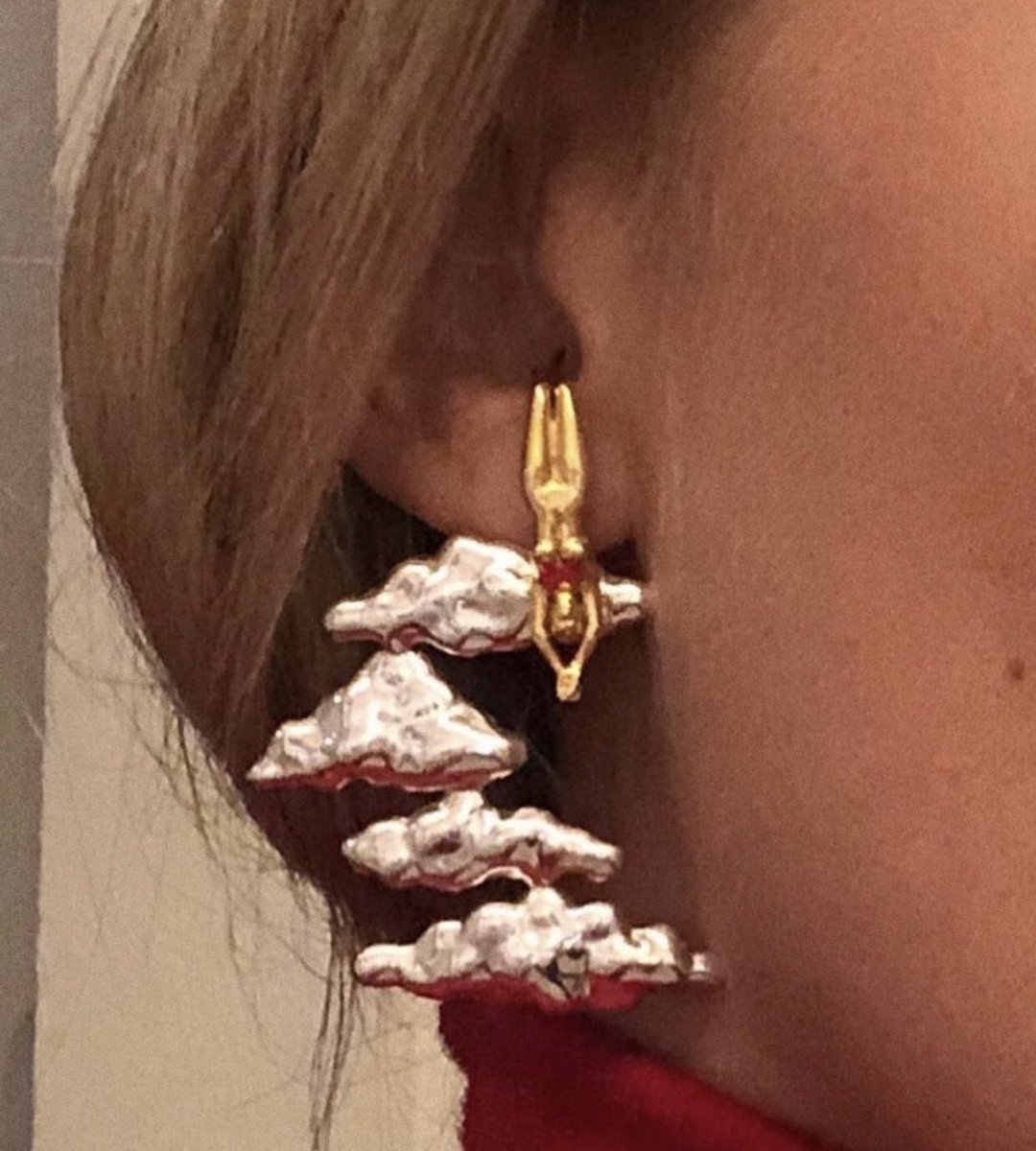 “in the clouds” earrings by paola vilas