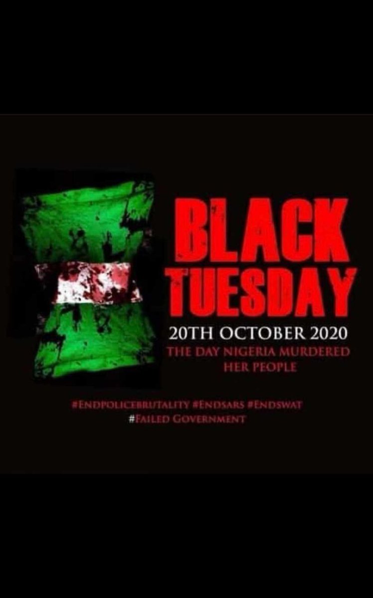 MotilolaOlola's tweet photo. The birthday of the new Nigeria. ππππ #BuhariIsAMuderer #EndSARSBrutalitynow #Saltlady #BlackTuesdayforNigeria https://t.co/VzNiuQWyW0