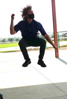 SMBSDPE's tweet image. Look at these &quot;Masked &amp;amp; Mighty!&quot; SMBSD&apos;s P.E. Teachers met at Bill Libbon Elementary for a photoshoot promoting movement during COVID. Thanks to @STEAMSarah for behind the scene shots. Hopefully, we&apos;ll be &quot;THE CHOSEN ONES&quot; by @SBCPublicHealth
 
#SMBSDFamily #FamiliaSMBSD 🏀