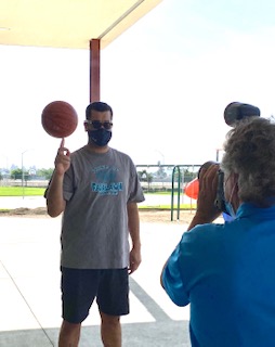 SMBSDPE's tweet image. Look at these &quot;Masked &amp;amp; Mighty!&quot; SMBSD&apos;s P.E. Teachers met at Bill Libbon Elementary for a photoshoot promoting movement during COVID. Thanks to @STEAMSarah for behind the scene shots. Hopefully, we&apos;ll be &quot;THE CHOSEN ONES&quot; by @SBCPublicHealth
 
#SMBSDFamily #FamiliaSMBSD 🏀