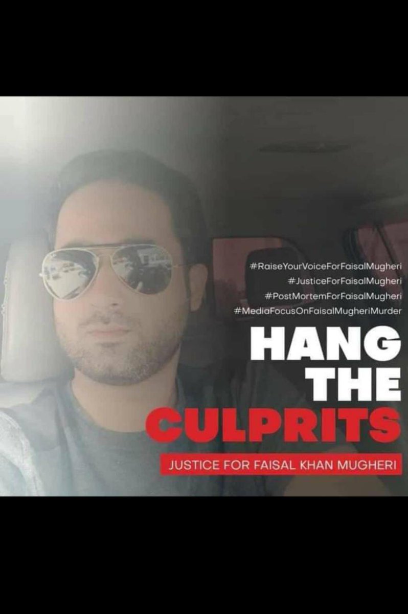 JenniferHingor6's tweet photo. #JusticeForFaisalMugheri
#PostMortemForFaisalMugheri
#impartialpostmortem https://t.co/N6vLT9C4q6