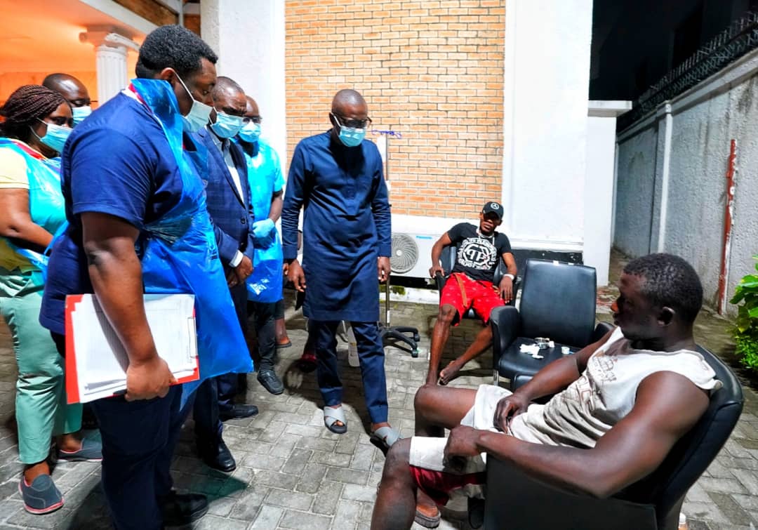 This is the toughest night of our lives as forces beyond our direct control have moved to make dark notes in our history, but we will face it and come out stronger. I've just concluded visits to hospitals with victims of this unfortunate shooting incident at Lekki .