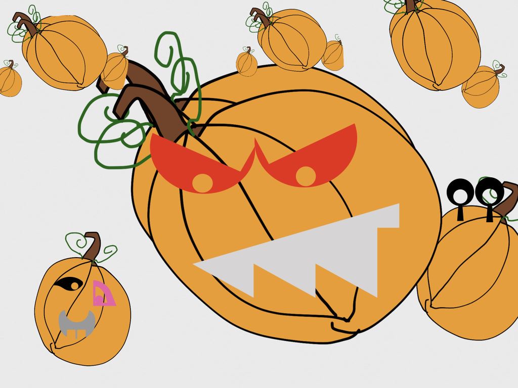 I am just loving how <a href="/GowanGators/">Gowan Science</a> are mixing <a href="/Tayasui_apps/">Tayasui</a>  Sketches School hand drawn pumpkin patches with #Keynote shapes to create jack-O-lantern patches #everyonecancreate <a href="/AppleEDU/">Apple Education</a>
