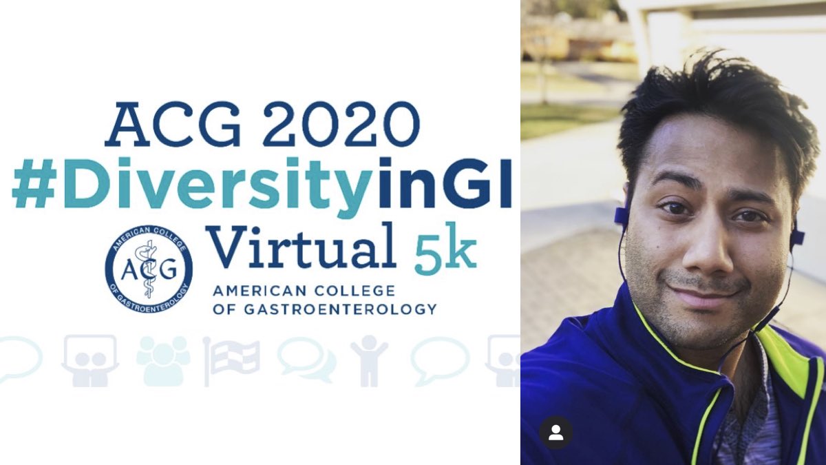 Neilanjan Nandi, MD, FACG, AGAF, FCCF, FACP (@fitwitmd) on Twitter photo <a href="/PaGastroSoc/">Pennsylvania Society of Gastroenterology (PSG)</a> & ALL my Pennsylvania GI bretheren!
JOIN US for our 1st Annual #ACG2020 #Virtual5K !
🏃🏾♂️ Get FIT, Have FUN !
🏃🏾♂️ Champion #DEI in GI
🏃🏾♂️ Support the ACG Summer Scholars Mentorship Program
Register: bit.ly/33jKPJN <a href="/PaGastroSoc/">Pennsylvania Society of Gastroenterology (PSG)</a> & ALL my Pennsylvania GI bretheren!
JOIN US for our 1st Annual #ACG2020 #Virtual5K !
🏃🏾♂️ Get FIT, Have FUN !
🏃🏾♂️ Champion #DEI in GI
🏃🏾♂️ Support the ACG Summer Scholars Mentorship Program
Register: bit.ly/33jKPJN