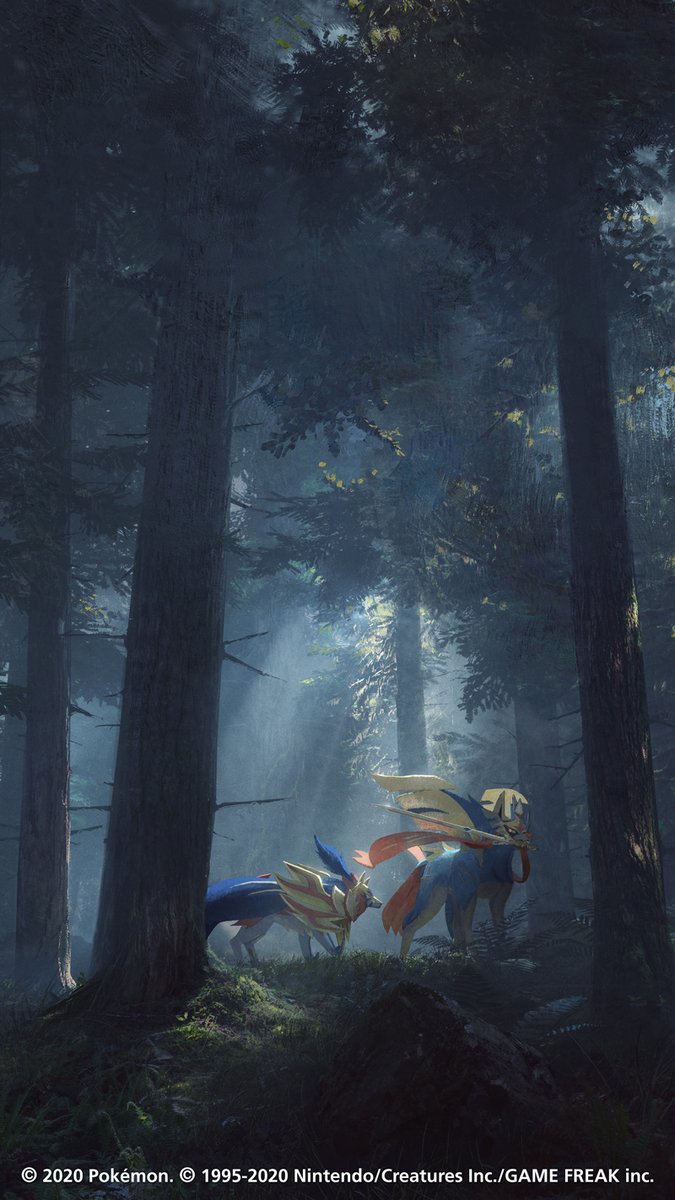 Pldh The Eighth Wallpaper In Crown Tundra S Legendary Pokemon Wallpaper Campaign Is Out And We Ve Now Covered Every Region This Wallpaper Features The Forgotten Legends Of Galar Zacian And Zamazenta