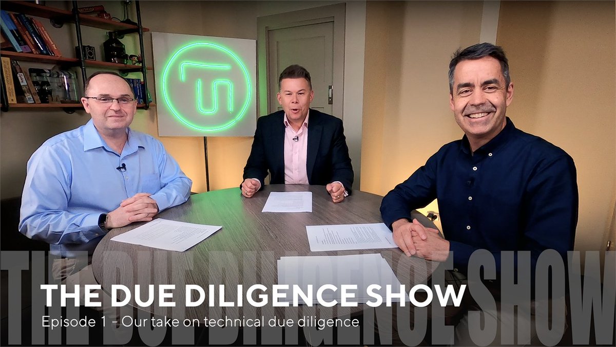 Ep1 just dropped of our <a href="/ThoughtSource/">Luke Silcock</a> series about Technical Due diligence behind the scenes and strategy for M&amp;A projects... check it out! youtube.com/watch?v=qQaiMG… #DueDiligence #startups #acquisition #acquisitions #MandA #mergers