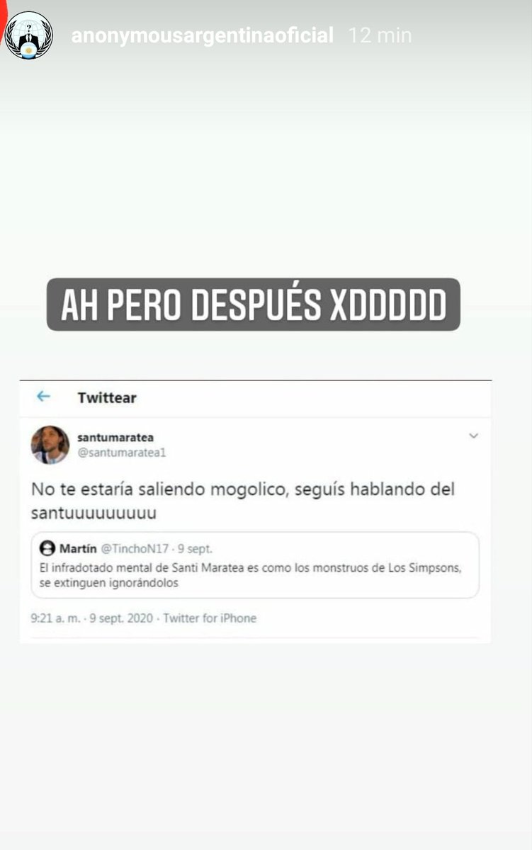 AnonymousArg_of's tweet image. Doble moral? Donde? #MogolicoNoEsInsulto #MogolicosiEsInsulto  #santimaratea @santumaratea1  #santiagomaratea