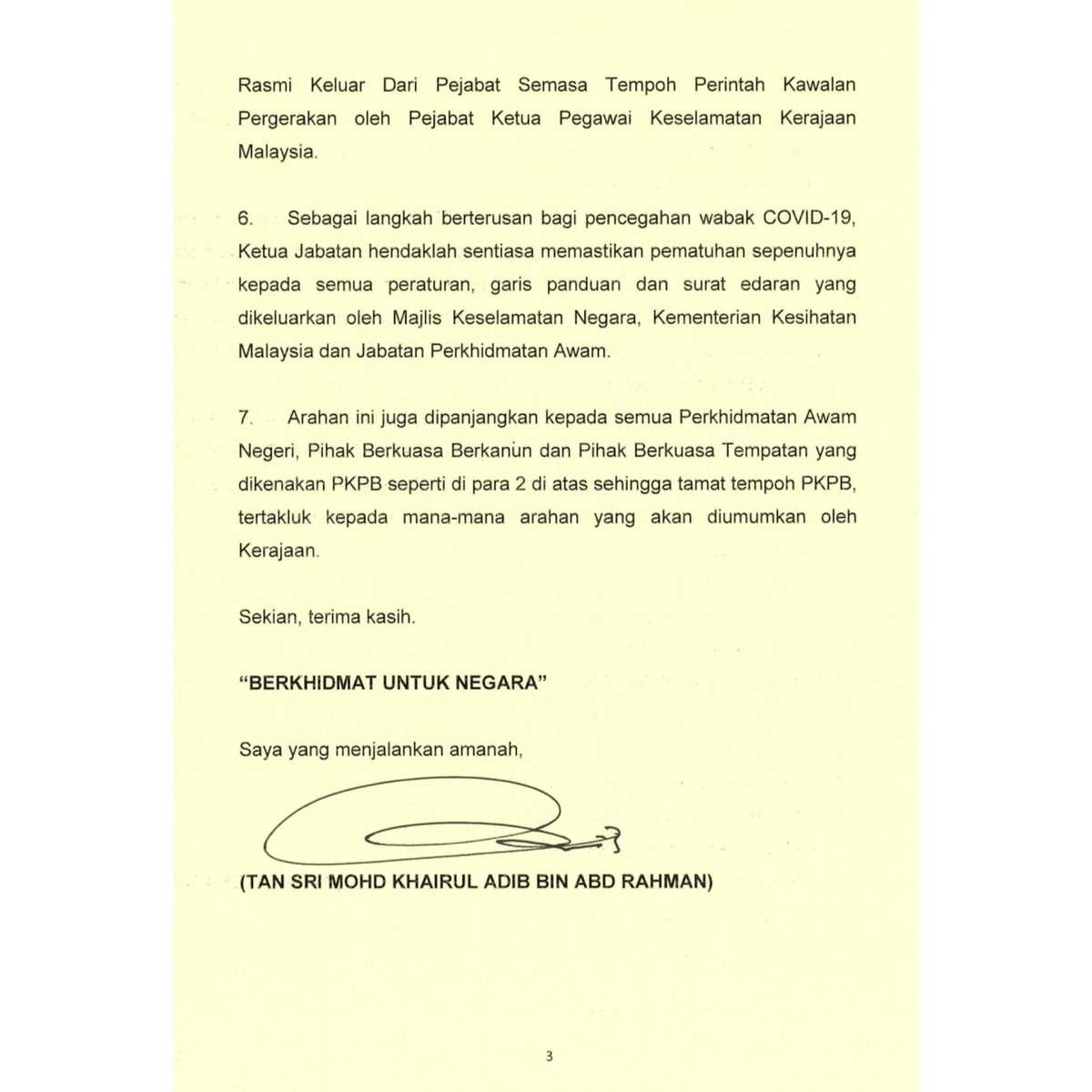 Jabatan Perkhidmatan Awam ������������ On Twitter: "Surat Edaran Jpa.saraan (S) 256/6/31 Jld.7 (2), 21 Okt 2020. Arahan Kehadiran Bertugas Pegawai Perkhidmatan Awam Persekutuan Di Negeri Selangor, Sabah, Wilayah Persekutuan Kuala Lumpur, Putrajaya