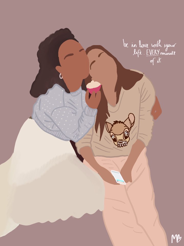  @edwrdstan &  @stripthatperrie - this drawing made me think of how sweet and kind you both are. i adore both of you, you’re incredible as humans and i needed to say it here. be in love with ur life, you deserve it. it’s a luck to have you in my life. keep shining girls.
