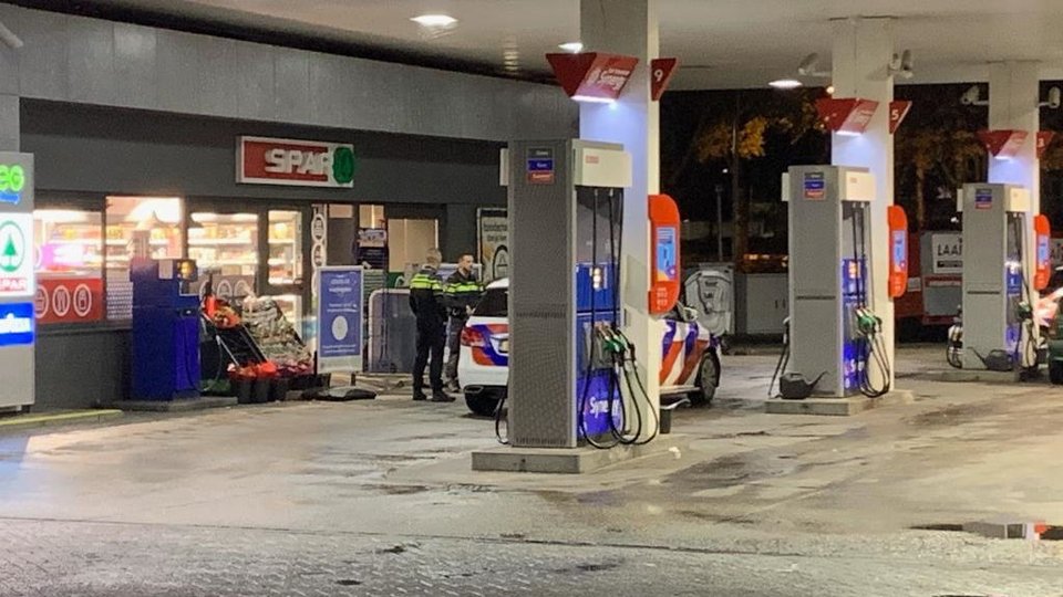 Mislukte overval op tankstation in Maastricht:..