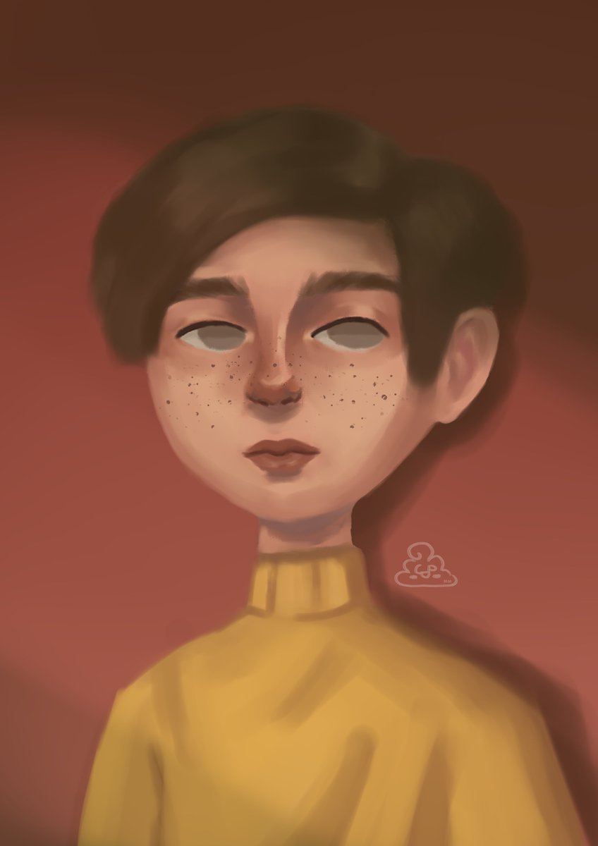 cloudophin's tweet image. March                    vs.            October (2020)
It's been 8 months since I started painting digitally.😊✨
Ig/twitter:@cloudophin 
#artph #portrait #digitalart #artist #digitalillustration #digitaldrawing #drawthisagain #glowupchallenge