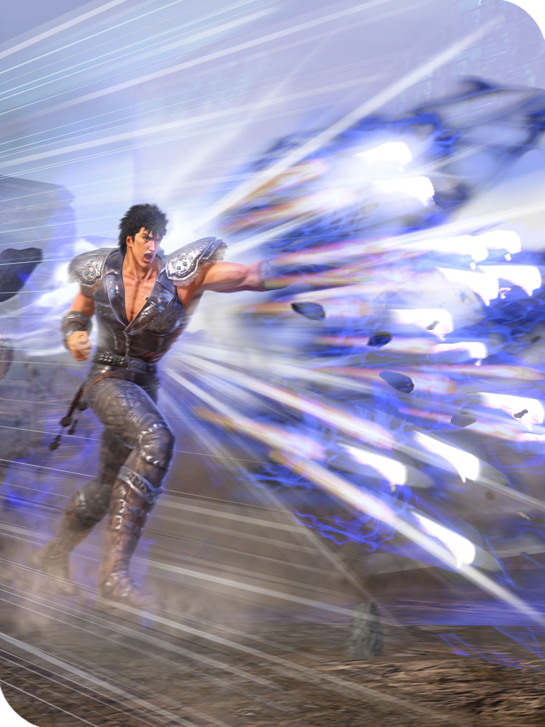 世紀末アクションrpg 真 北斗無双 公式 奥義紹介 北斗百裂拳 北斗神拳を代表する必殺技 凄まじいスピードで拳を繰り出し 一度に複数の秘孔を突く ケンシロウからこの技を受けたジードは 拳の衝撃により浮き上がり 数秒後に破裂した