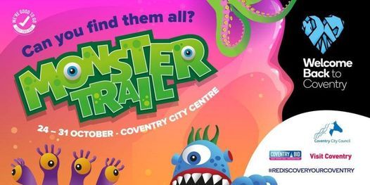 👀Have you seen the Monster Trail in #Coventry city centre?

😍A great way to safely keep the kids occupied this half term.

<a href="/covhour/">#COVHOUR</a> <a href="/CovCityCentre/">Coventry City Centre</a> #RediscoverYourCoventry 
buff.ly/2Te3hOs