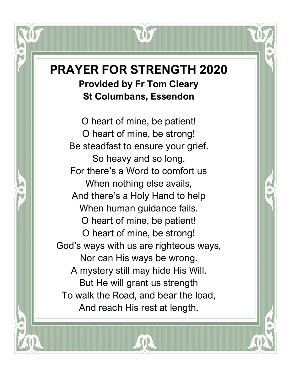 We're feeling grateful to the extended Irish Australian community for the strength and togetherness everyone has shown this year. This prayer is in honour of members that passed away that we are so grateful to have known.

#community #prayer #remembrance #irish #australian