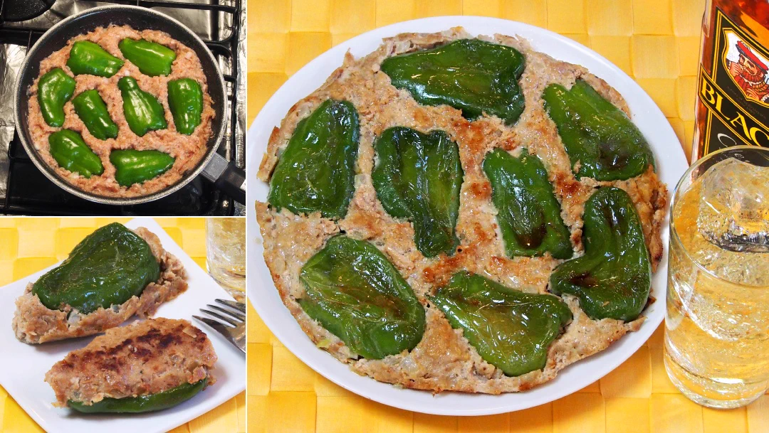 ピーマンの肉詰めならぬピーマンの肉埋め？！wwwボリューム満点で食べ応えも十分！